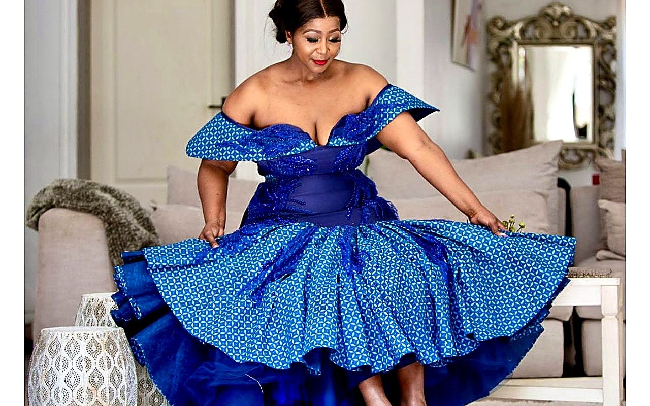 Real blue couture client work